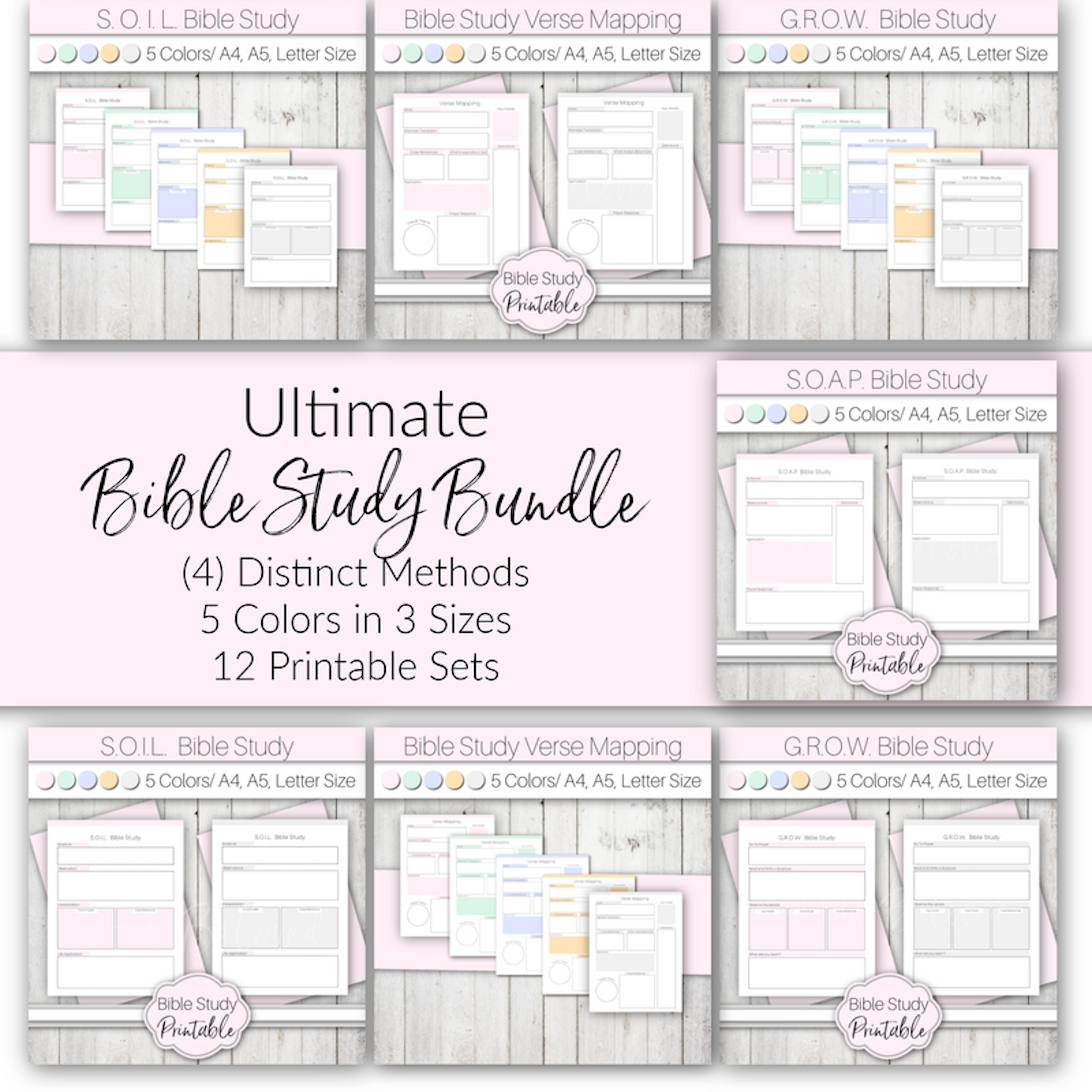 Bible Study Bundle/ 4 Methods